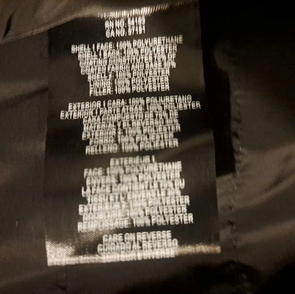 DKNY Mixed Media Quilted Racer Men's Jacket - Picture 7 of 8